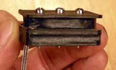 Gibson P-90 coupé en deux