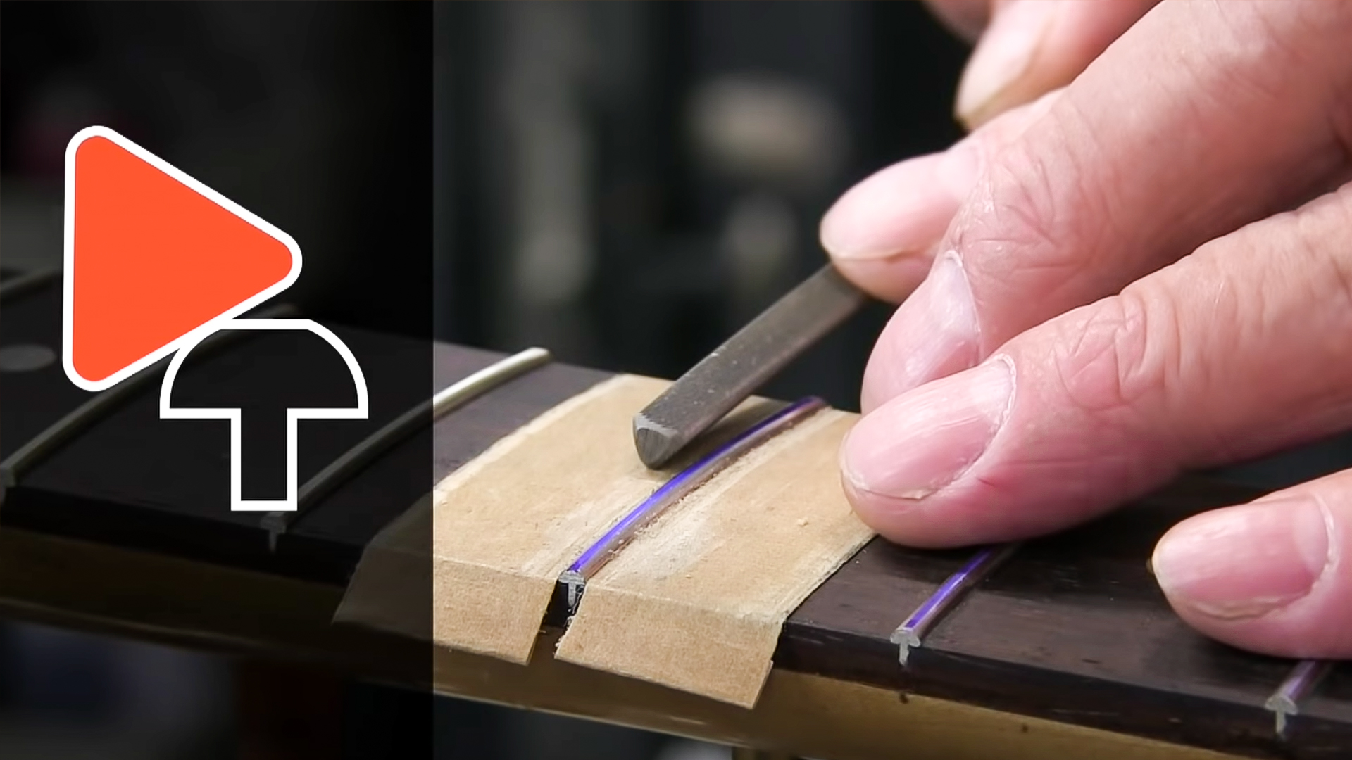 Comment façonner des frets avec un fichier à 3 coins