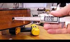 Mesure avec étrier numérique