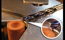 Gros plan sur le bit du point Brad