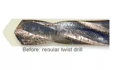 Mèches comparées avant