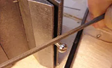 Filage à travers la vis